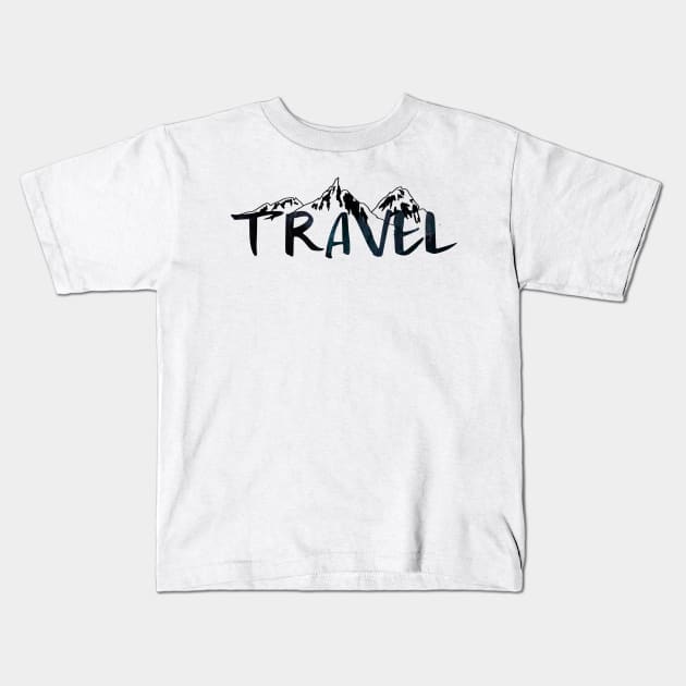 Travel Kids T-Shirt by lolosenese